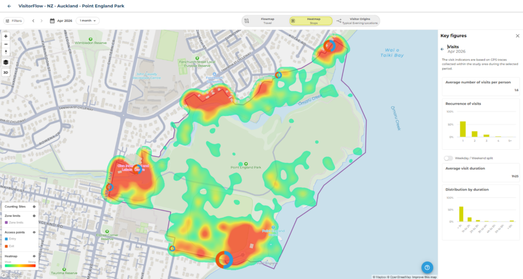 Urban Park Heatmap